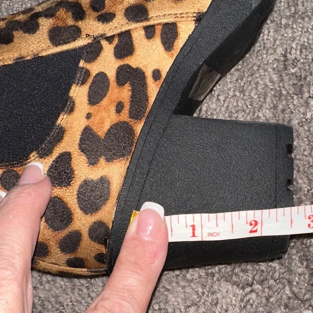 Stylish Leopard Print Ankle Booties